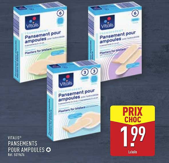 Pansements pour ampoules