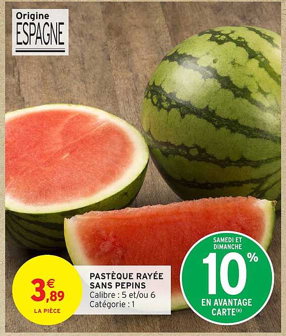 PASTÈQUE RAYÉE SANS PEPTS