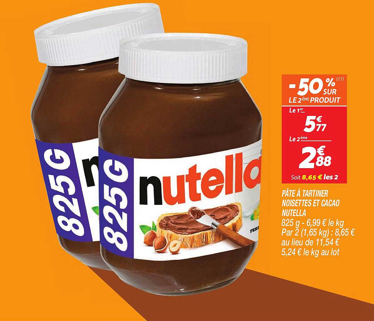 PÂTE À TARTINER NOISETTES ET CACAO NUTELLA