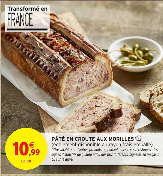PÂté EN CROUTE AUX MORILLES