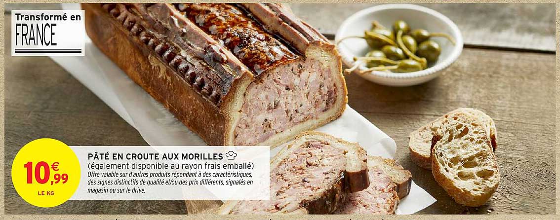 Pâté en croûte aux morilles