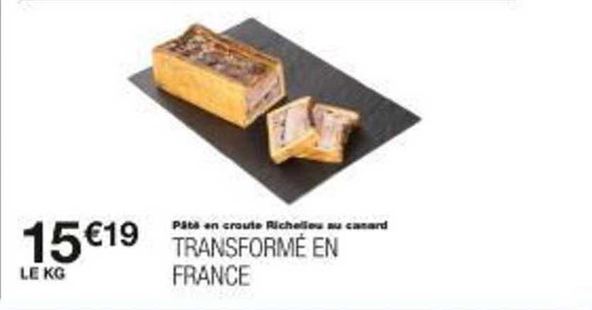 Pâté en croûte Richelieu au canard
