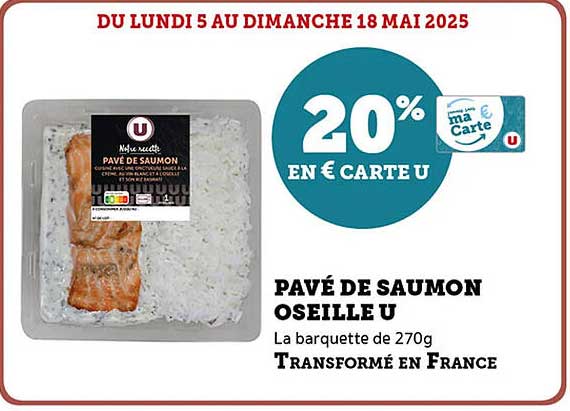 PAVÉ DE SAUMON OSEILLE U
