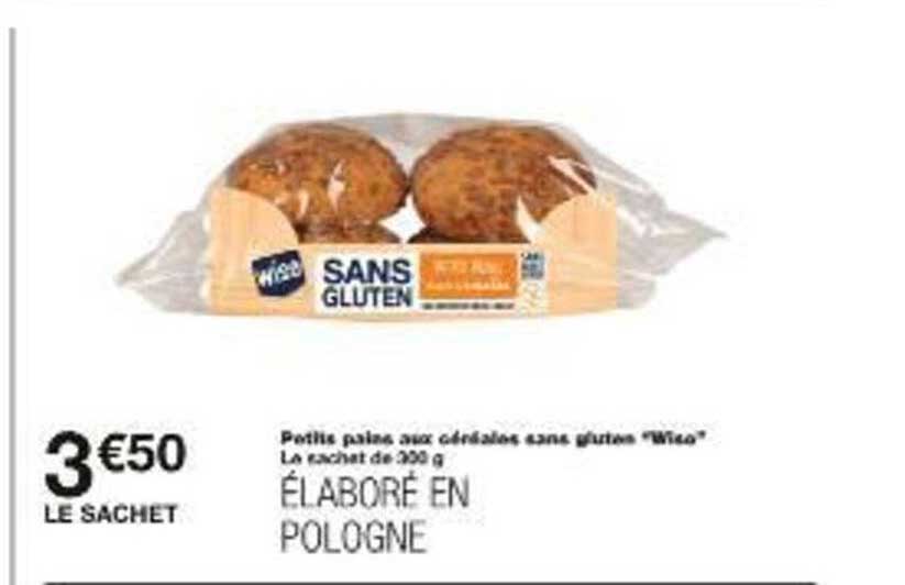 Petits pains aux céréales sans gluten "Wiso"