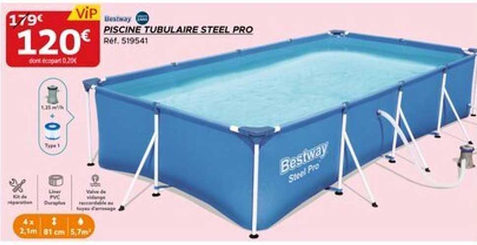 PISCINE TUBULAIRE STEEL PRO