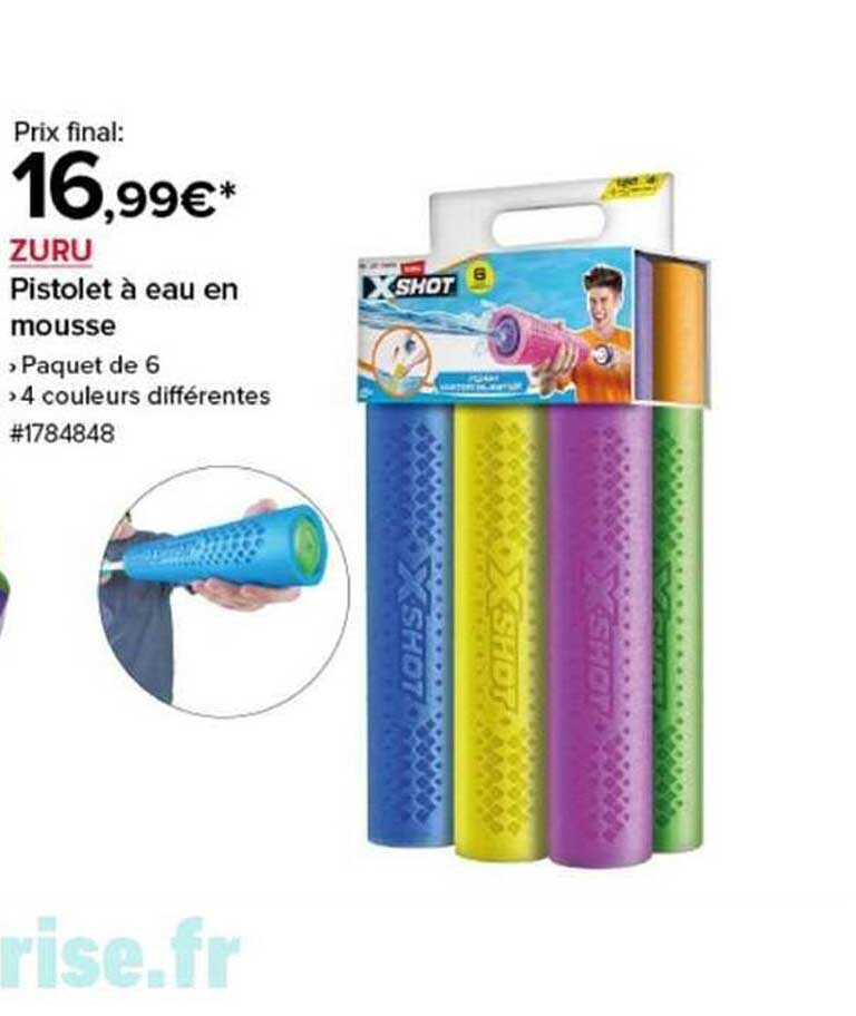 Pistolet à eau en mousse ZURU