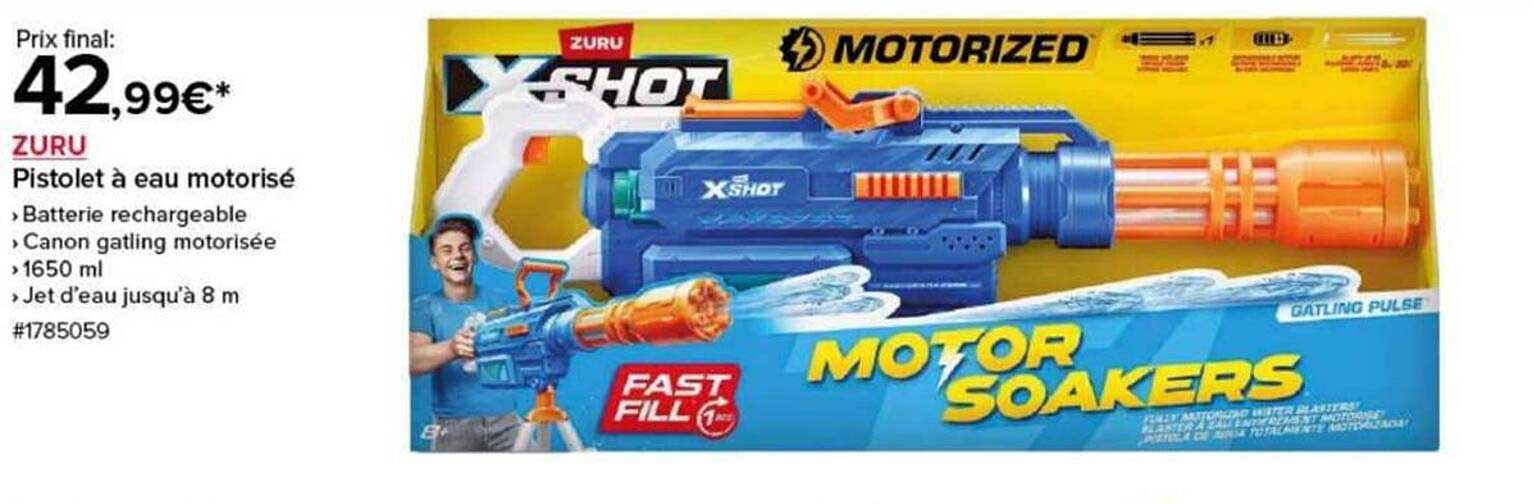 Pistolet à eau motorisé ZURU