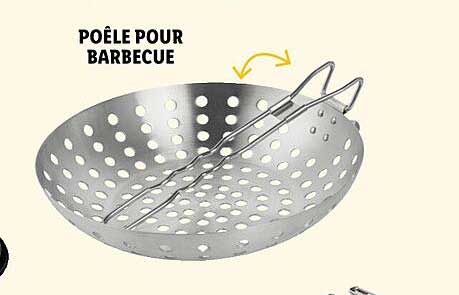 POÊLE POUR BARBECUE