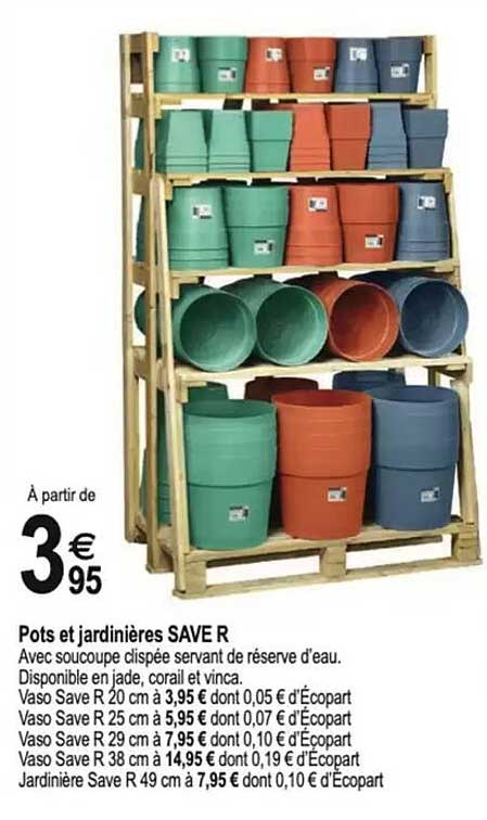 Pots et jardinières SAVE R