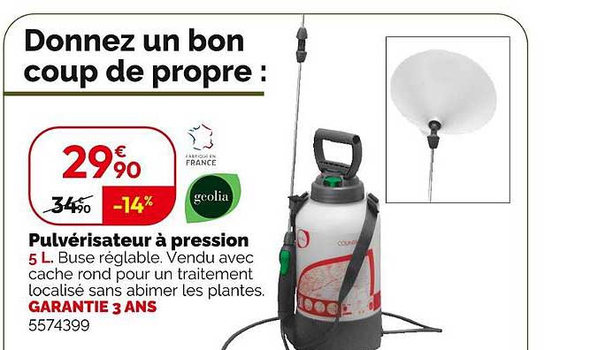 Pulvérisateur à pression 5 L