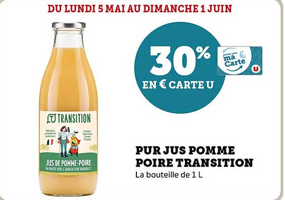 PUR JUS POMME POIRE TRANSITION