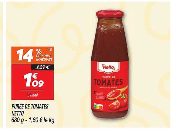 PURÉE DE TOMATES