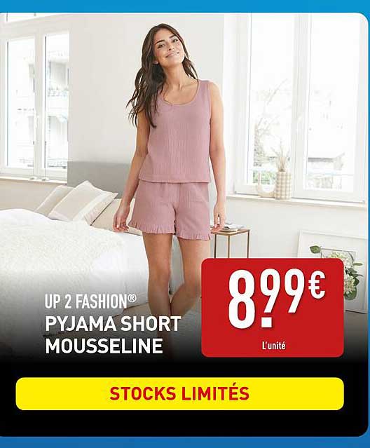 PYJAMA SHORT MOUSSELINE