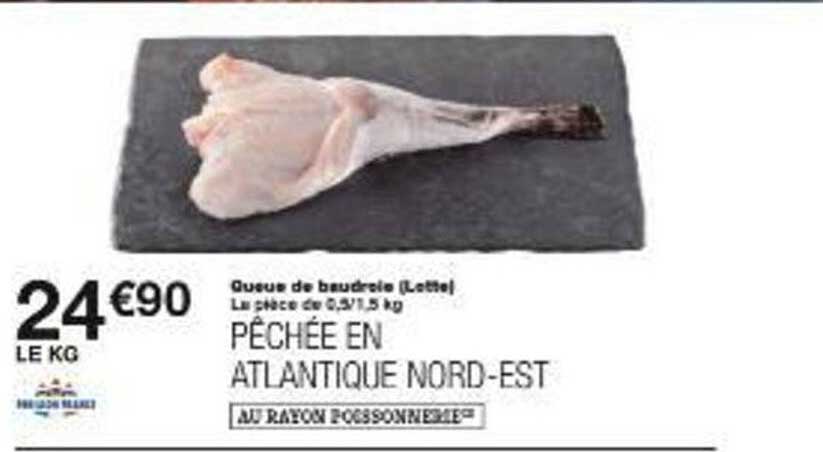 Queue de baudroie (lotte)