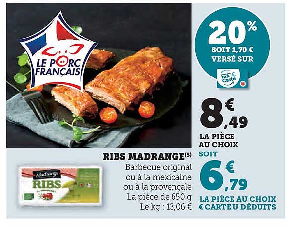 RIBS MADRANGE