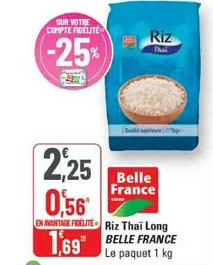 Riz Thaï Long BELLE FRANCE