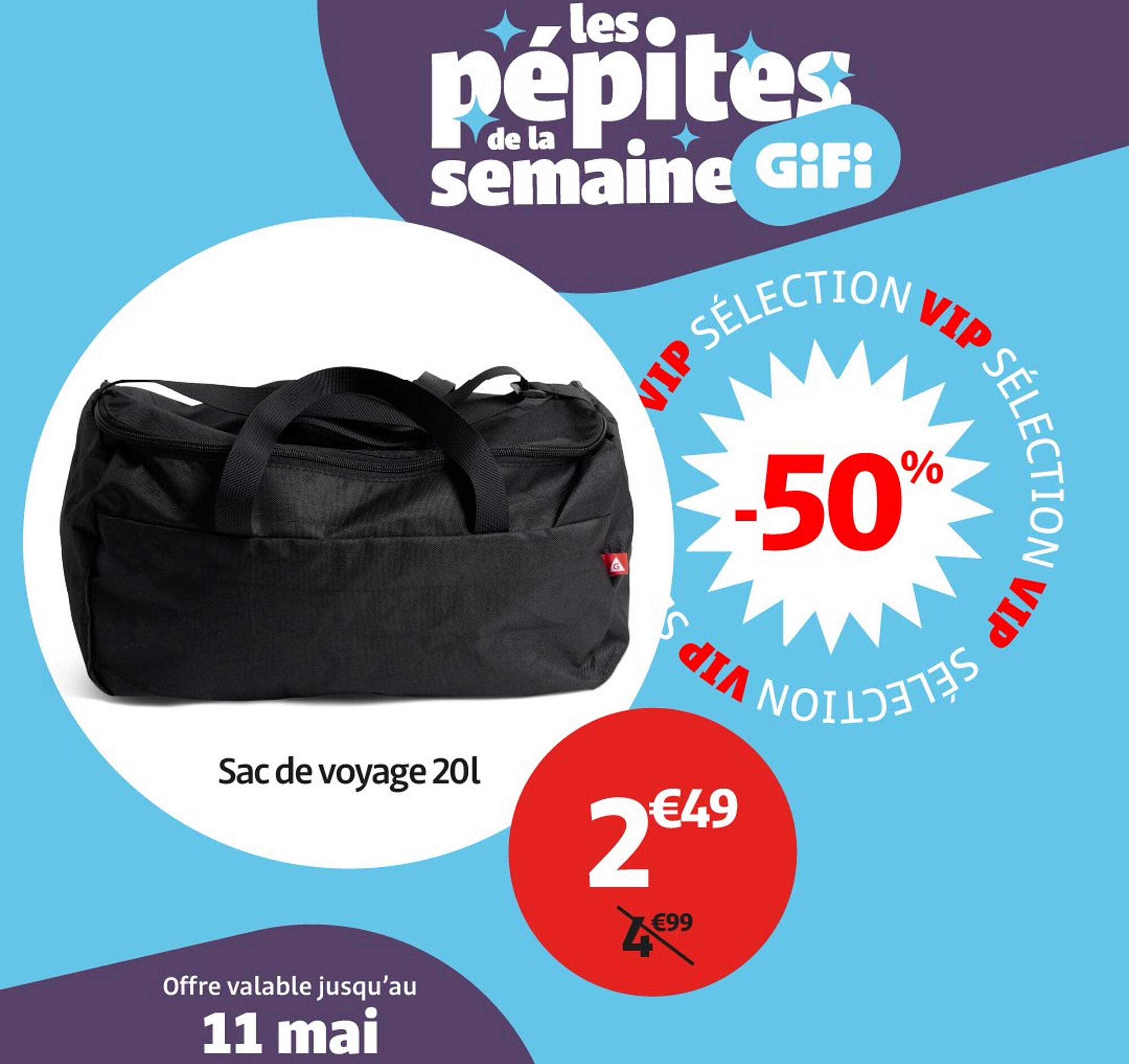 Sac de voyage 20L