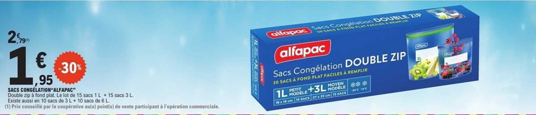 SACS CONGÉLATION "ALFAPAC"