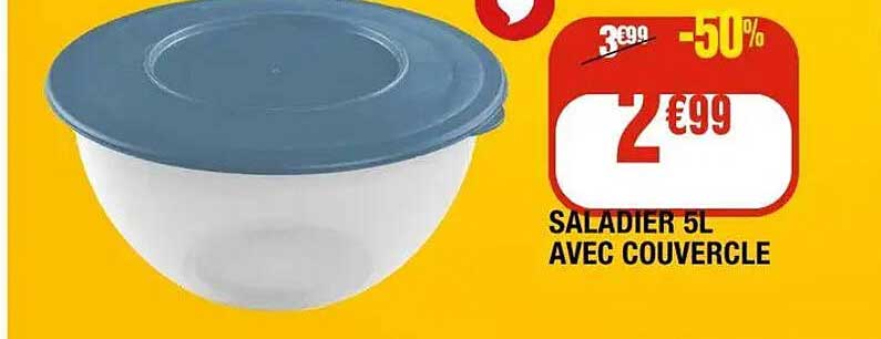 SALADIER 5L AVEC COUVERCLE
