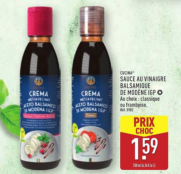 SAUCE AU VINAIGRE BALSAMIQUE DE MODÈNE IGP