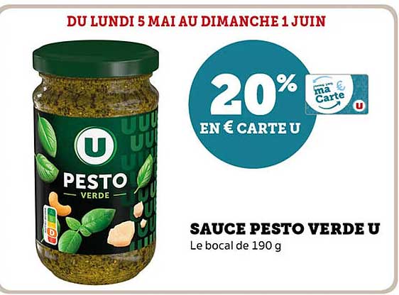 SAUCE PESTO VERDE U
