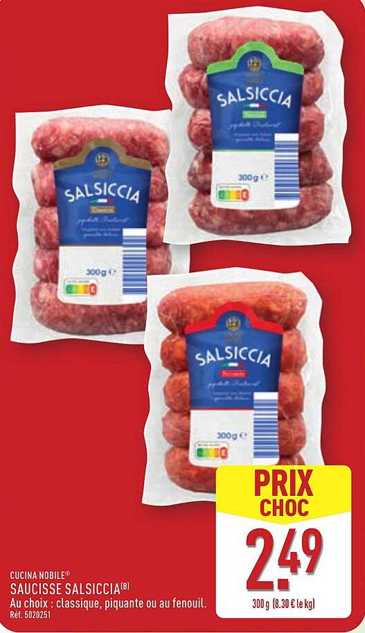 SAUCISSE SALSICCIA