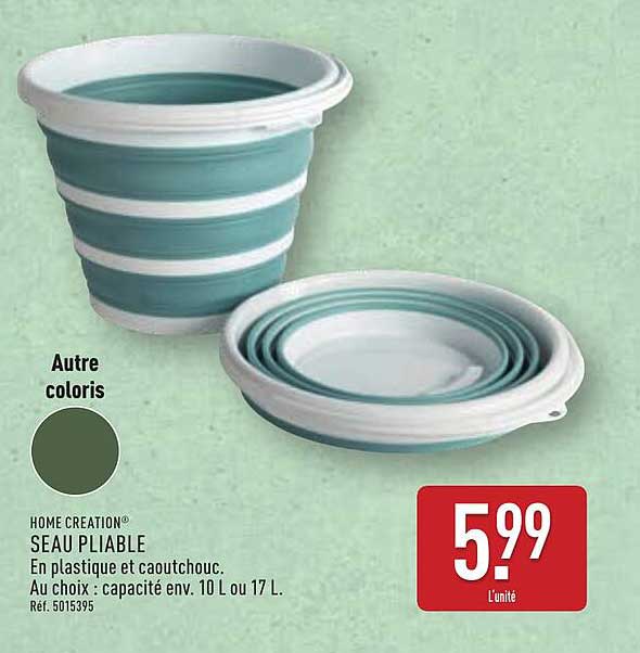 SEAU PLIABLE
