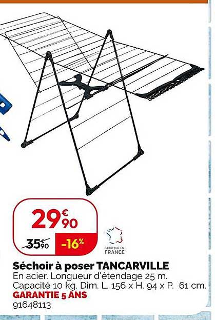 Séchoir à poser TANCARVILLE