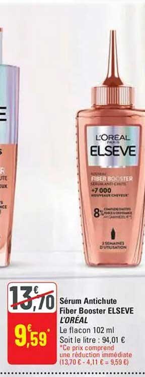 Sérum Antichute Fiber Booster ELSEVE L'ORÉAL
