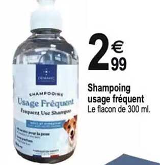 Shampoing usage fréquent