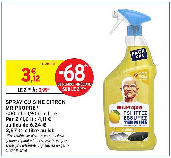 SPRY CUISINE CITRON MR PROPRE