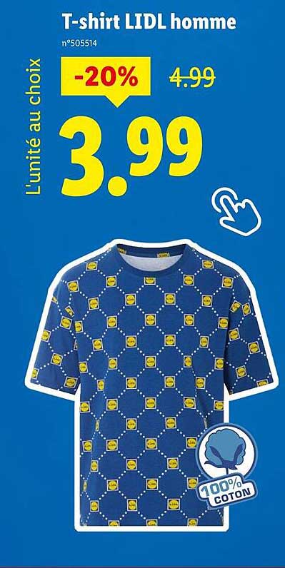 T-shirt LIDL homme