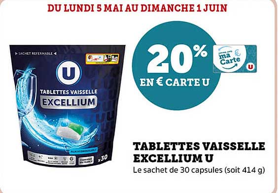 TABLETTES VAISELLE EXCELLIUM U