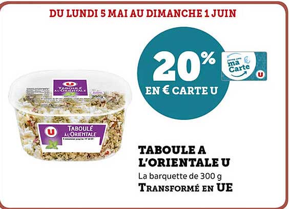 TABOULÉ À L'ORIENTALE U
