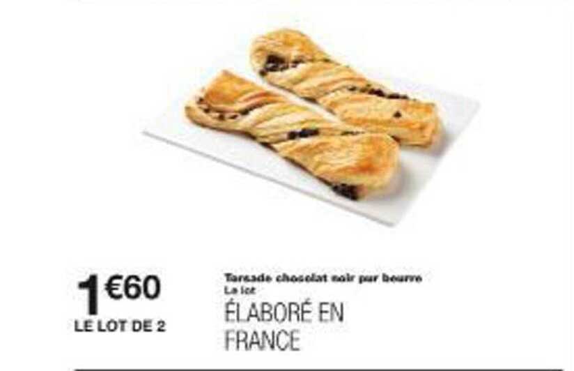 Tarsade chocolat noir par beurre