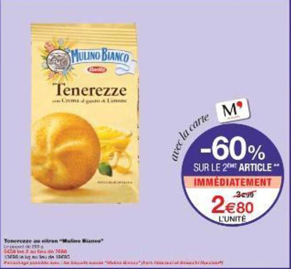 Tenerezze au citron "Mulino Bianco"