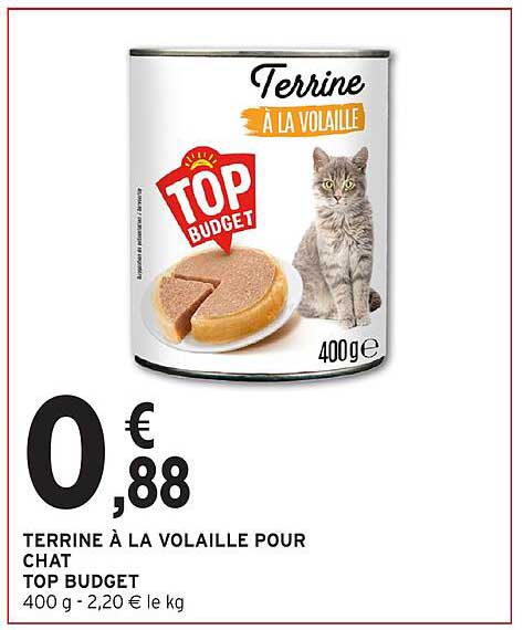 Terrine à la volaille pour chat