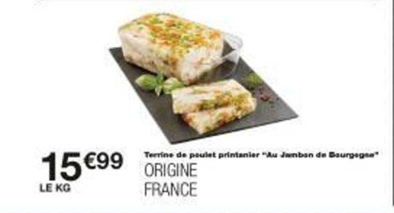Terrine de poulet printanier "Au Jambon de Bourgogne"