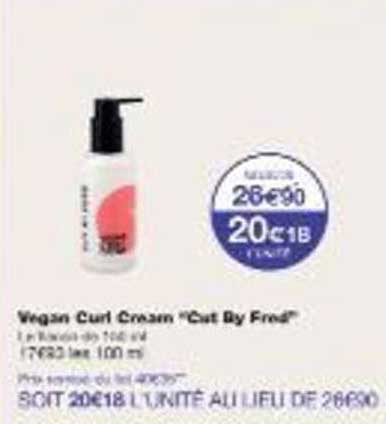 Vegan Curl Cream "Cut By Fred"