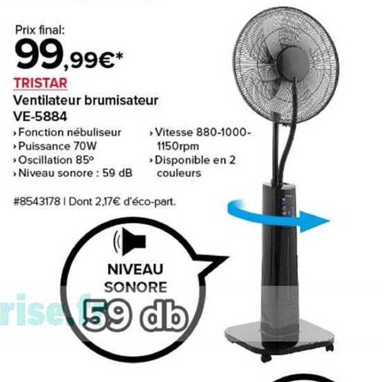 Ventilateur brumisateur VE-5884