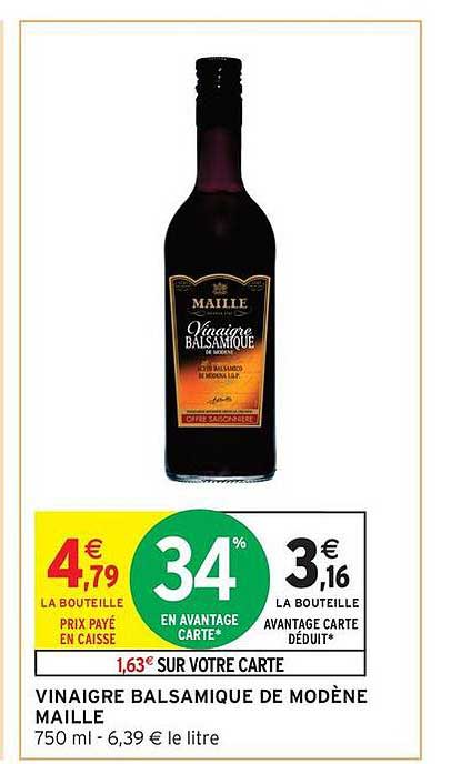 Vinaigre Balsamique de Modène Maille