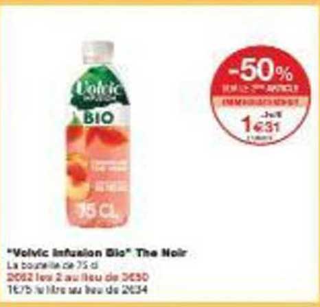 "Volvic Infusion Bio" Thé Noir