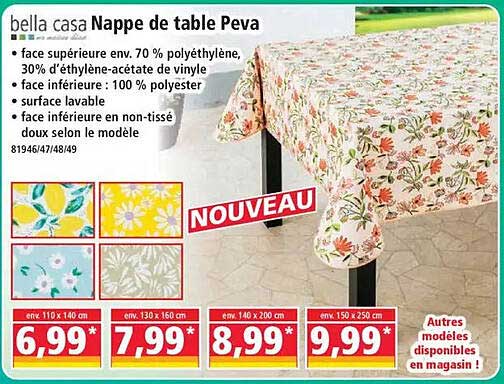 bella casa Nappe de table Peva