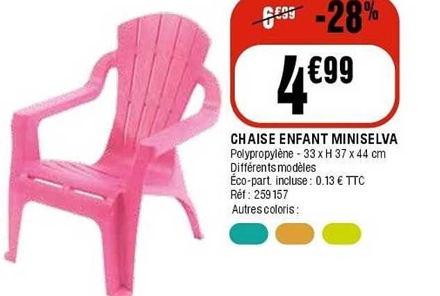 CHAISE ENFANT MINISELVA