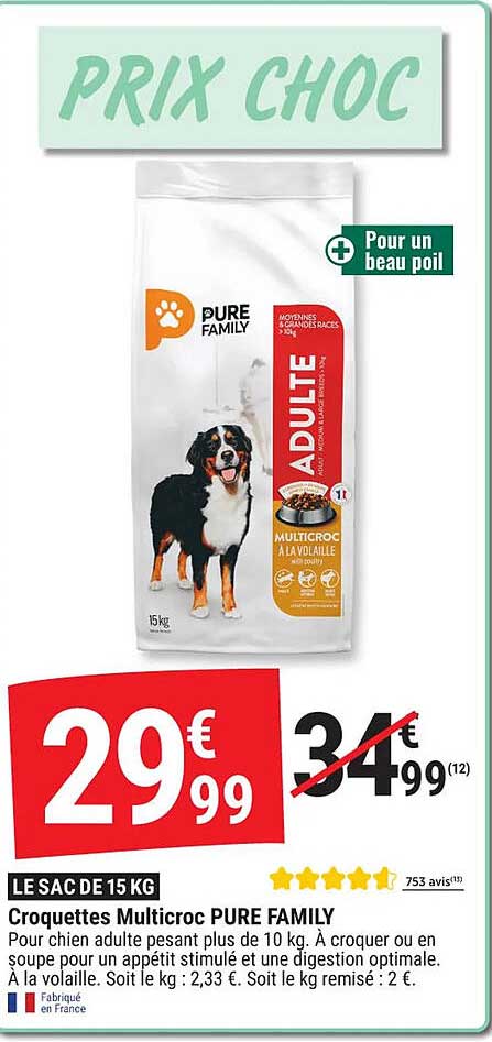 Croquettes Multicroc PURE FAMILY