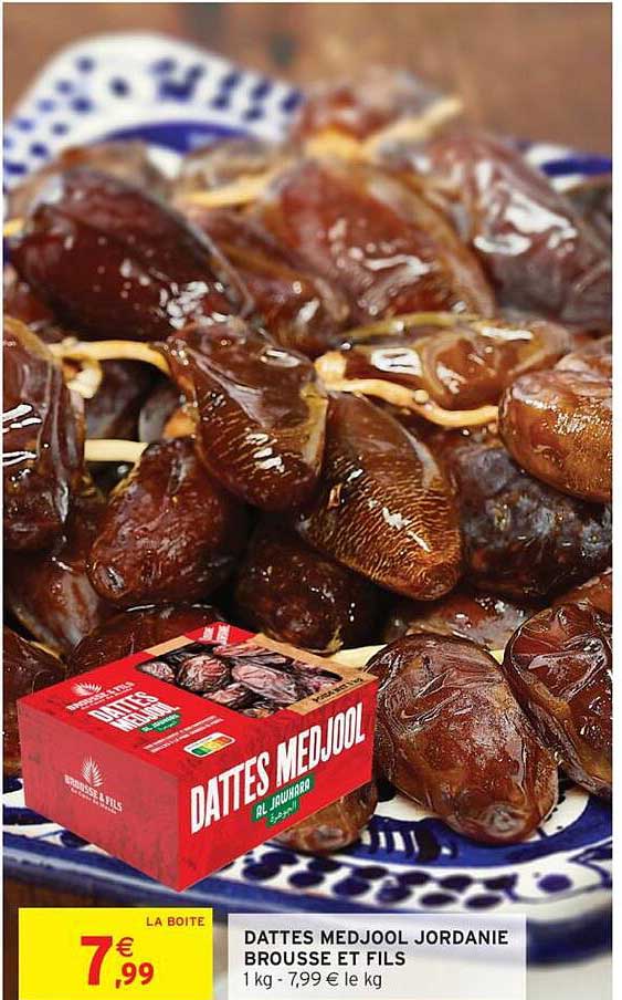 DATTES MEDJOOL JORDANIE BROUSSE ET FILS