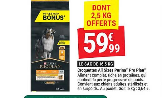 DONT 2,5 KG OFFERTS
