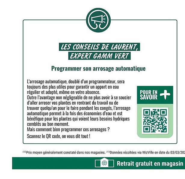 LES CONSEILS DE LAURENT, EXPERT GAMM VERT