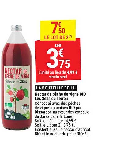 NECTAR DE PECHE DE VIGNE