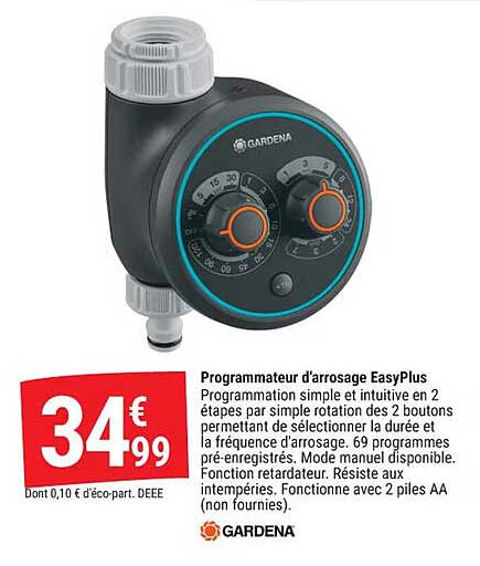 Programmateur d'arrosage EasyPlus